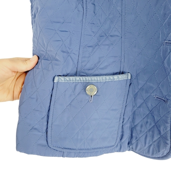 ❤️ Talbot's light blue quilted vest size 1XP - Picture 3 of 11